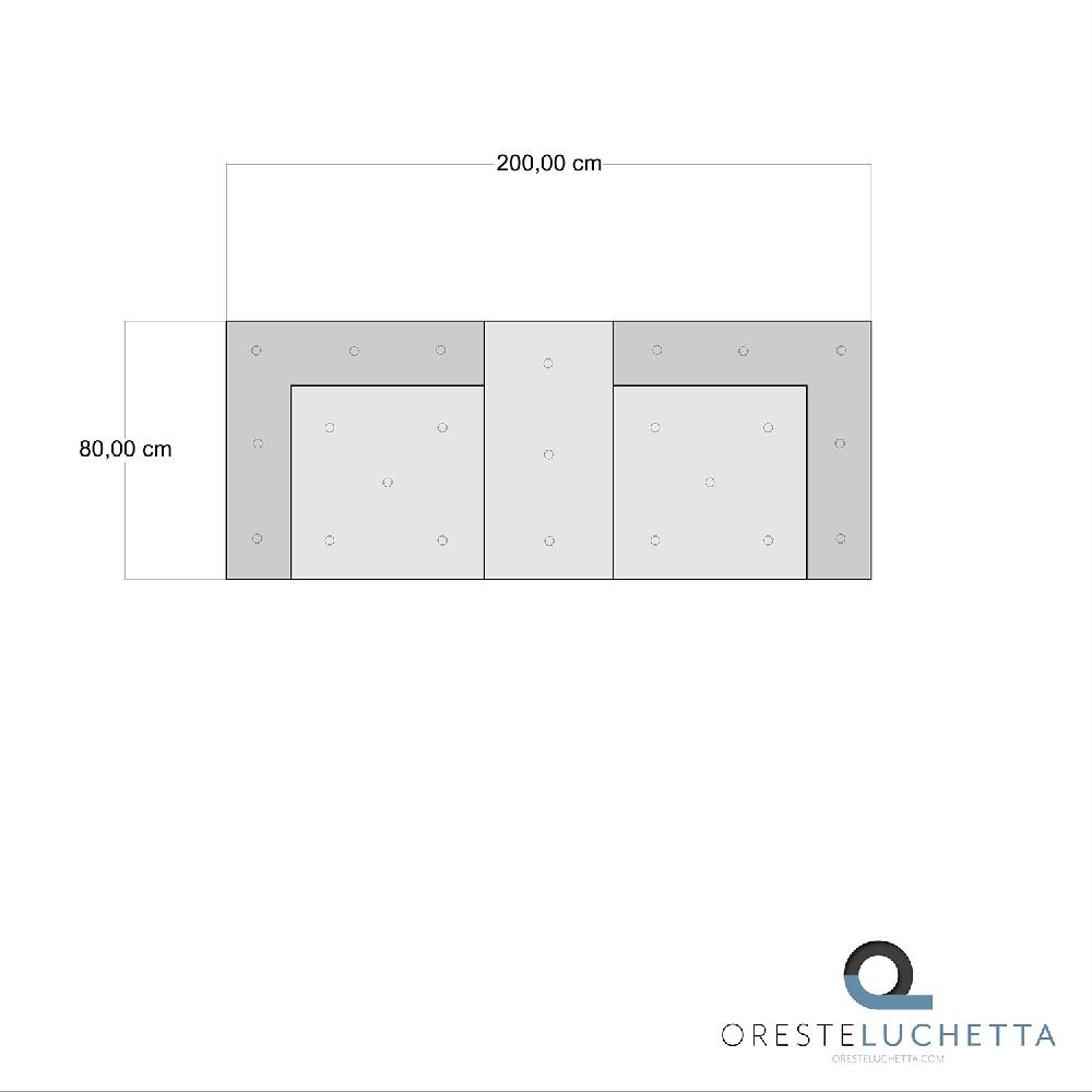 Oresteluchetta Divano 2 posti MAXI YANTRA Promozione Limitata