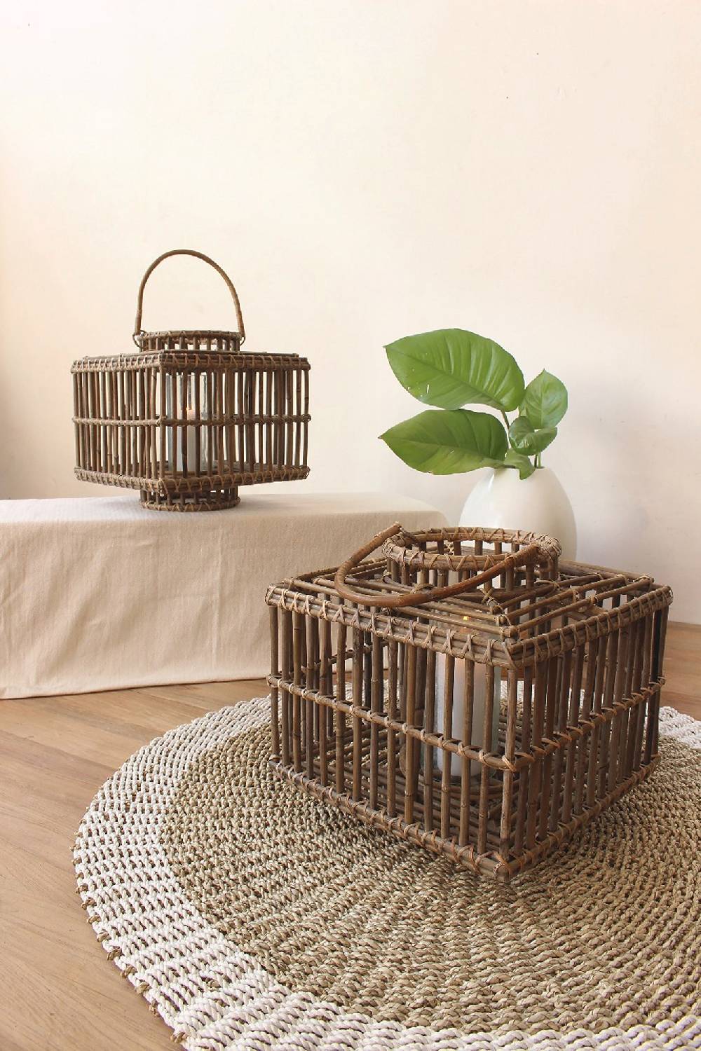 Oresteluchetta Lanterna JAVA RATTAN In Saldo
