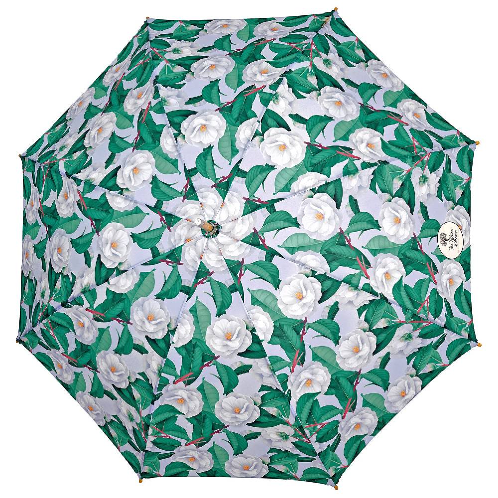 Perletti Ombrello Green Lungo Camelie Sconto