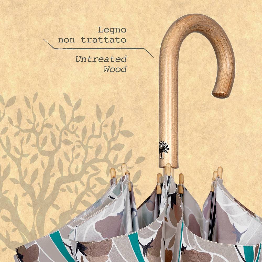 Perletti Ombrello Green Lungo Acquerello Outlet