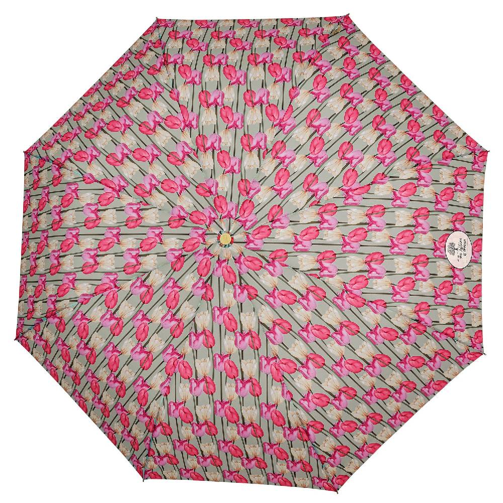 Perletti Ombrello Green Automatico Tulipani Rosa Vendite Flash
