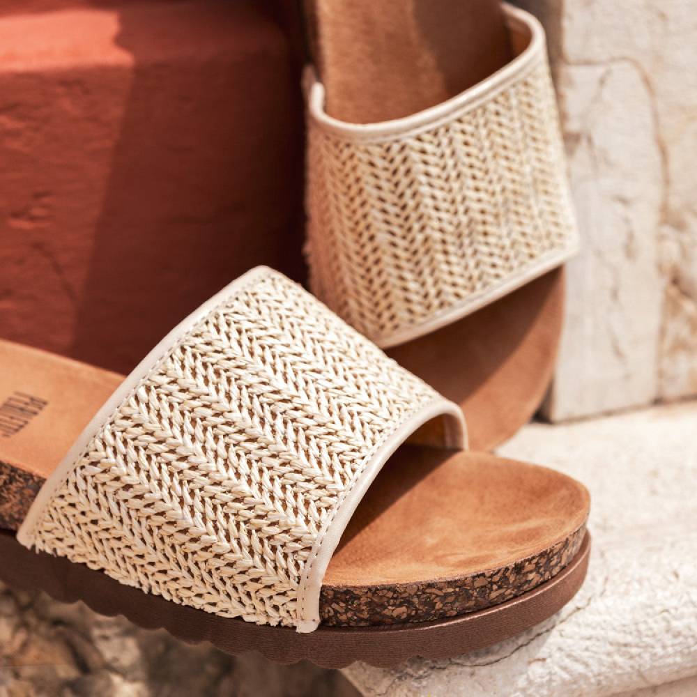 Perletti Zeppe con Fascia in Raffia 2025
