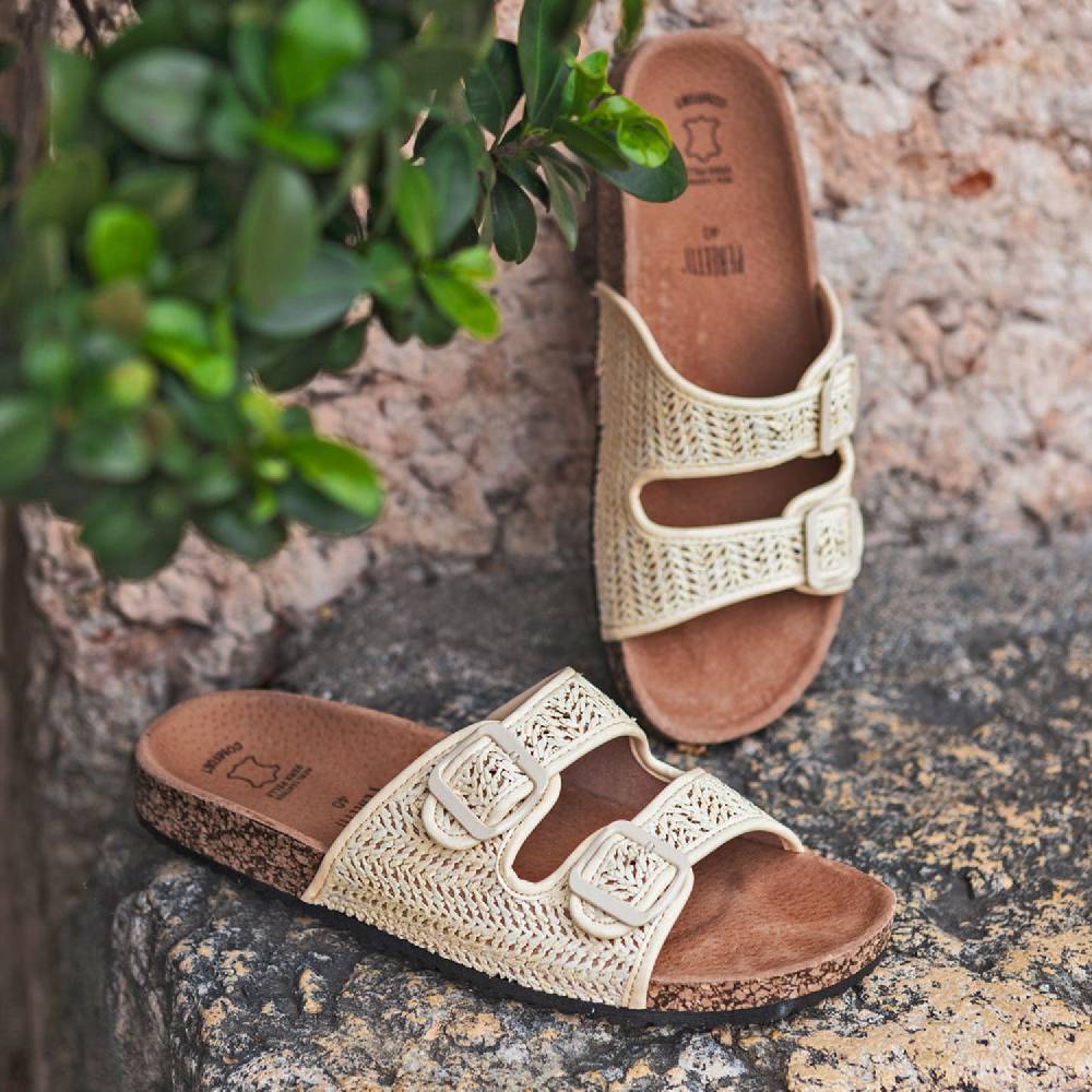 Perletti Ciabatte Comfort Raffia Soddisfazione Garantita