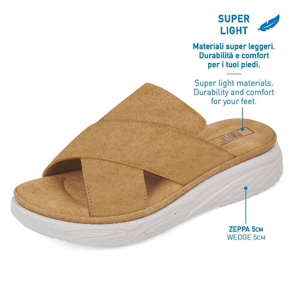 Perletti Sandalo con Fascia Incrociata Beige Negozi Online