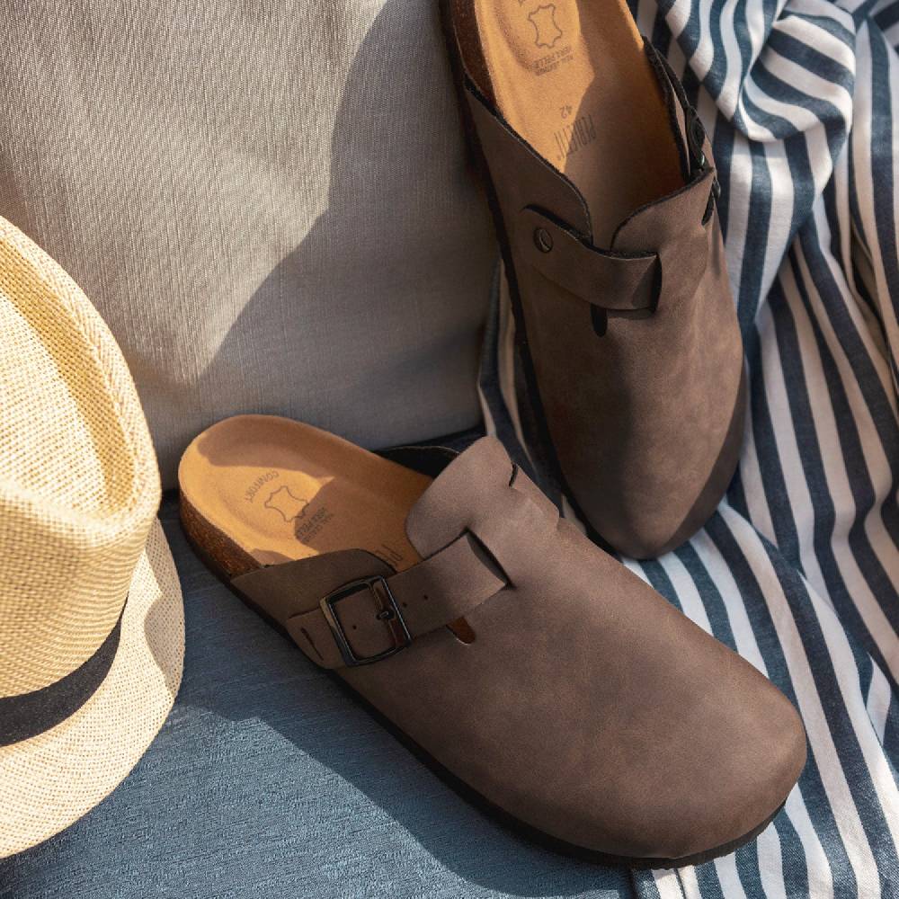 Perletti Ciabatte Comfort Suede Uomo Economico