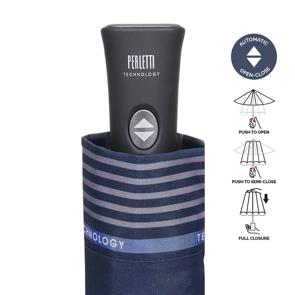 Perletti Ombrello Technology Apri e Chiudi a Righe In Vendita