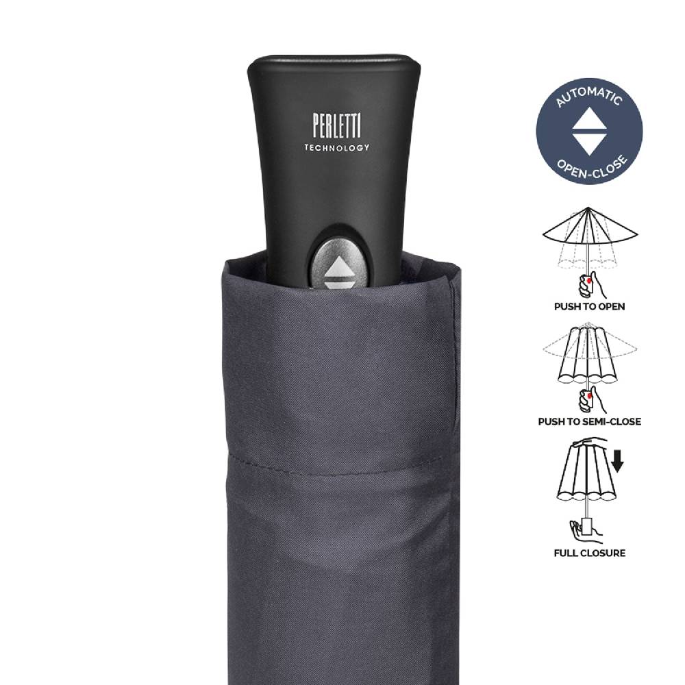 Perletti Ombrello Technology Apri e Chiudi Tinta Unita Vendite Flash