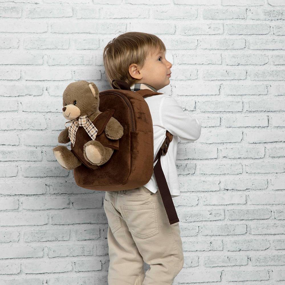 Perletti Zaino Morbido con Peluche Moda