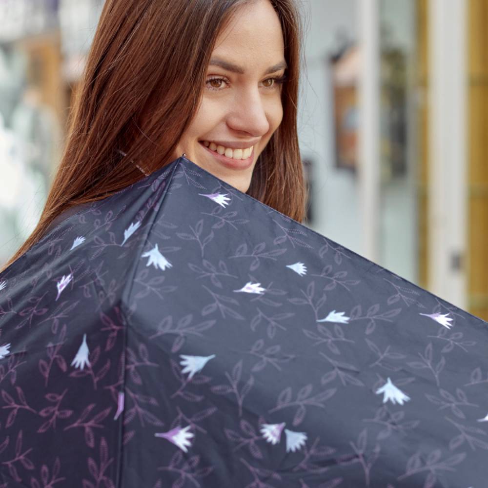 Perletti Ombrello Extra Piatto Viola Technology Nuova
