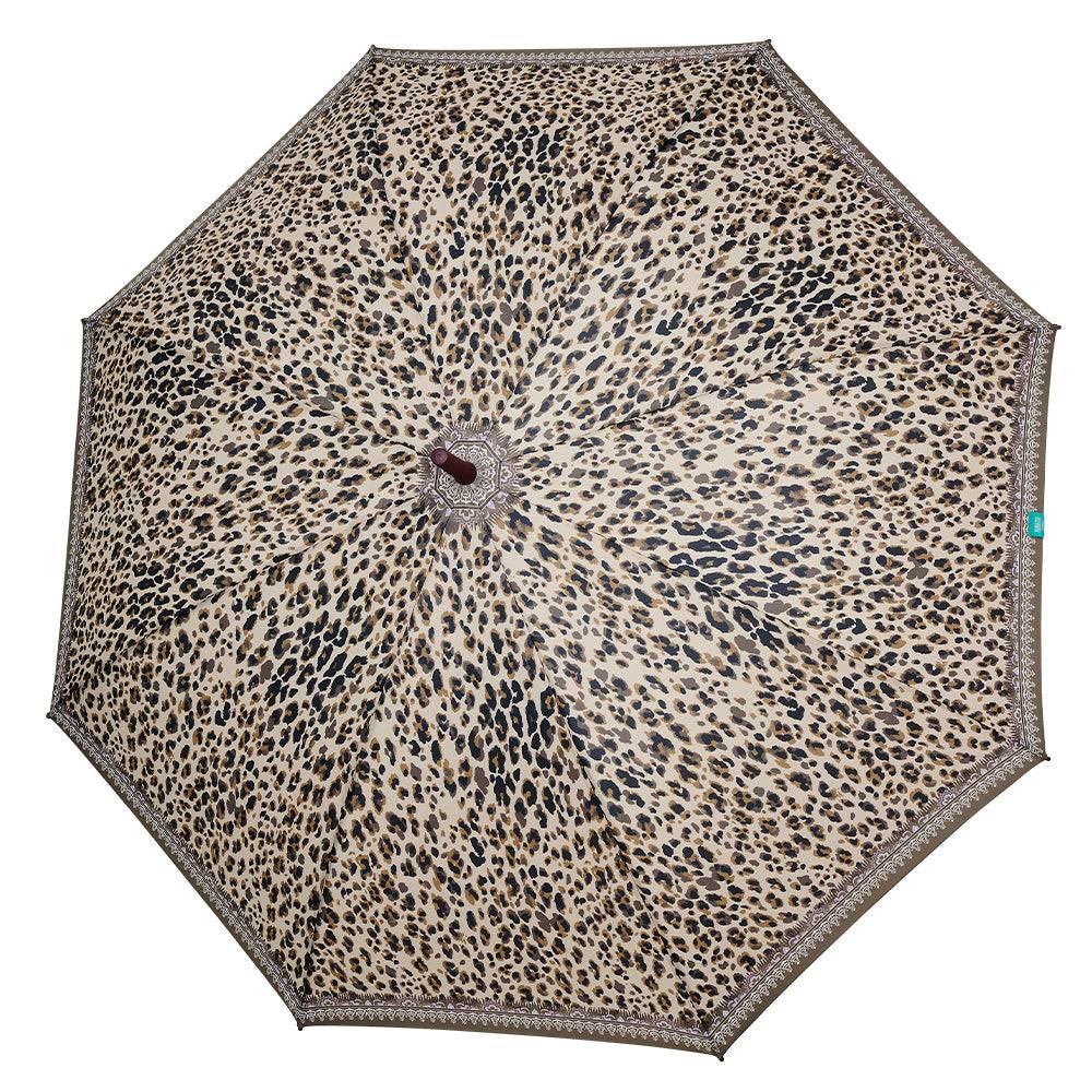 Perletti Ombrello Lungo Animalier Leopardato Nuovo