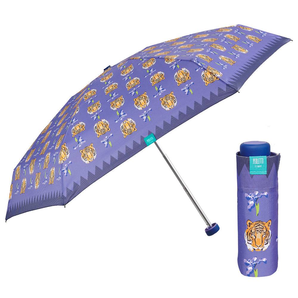 Perletti Ombrello Super Mini con Tigre Pezzi Unici
