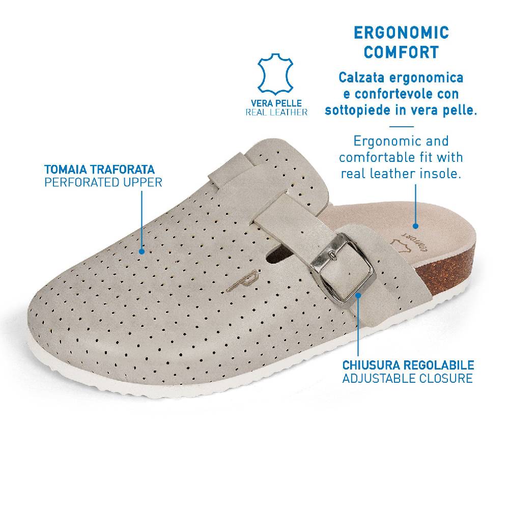 Perletti Pantofole Comfort Traforate Donna Qualità Garantita