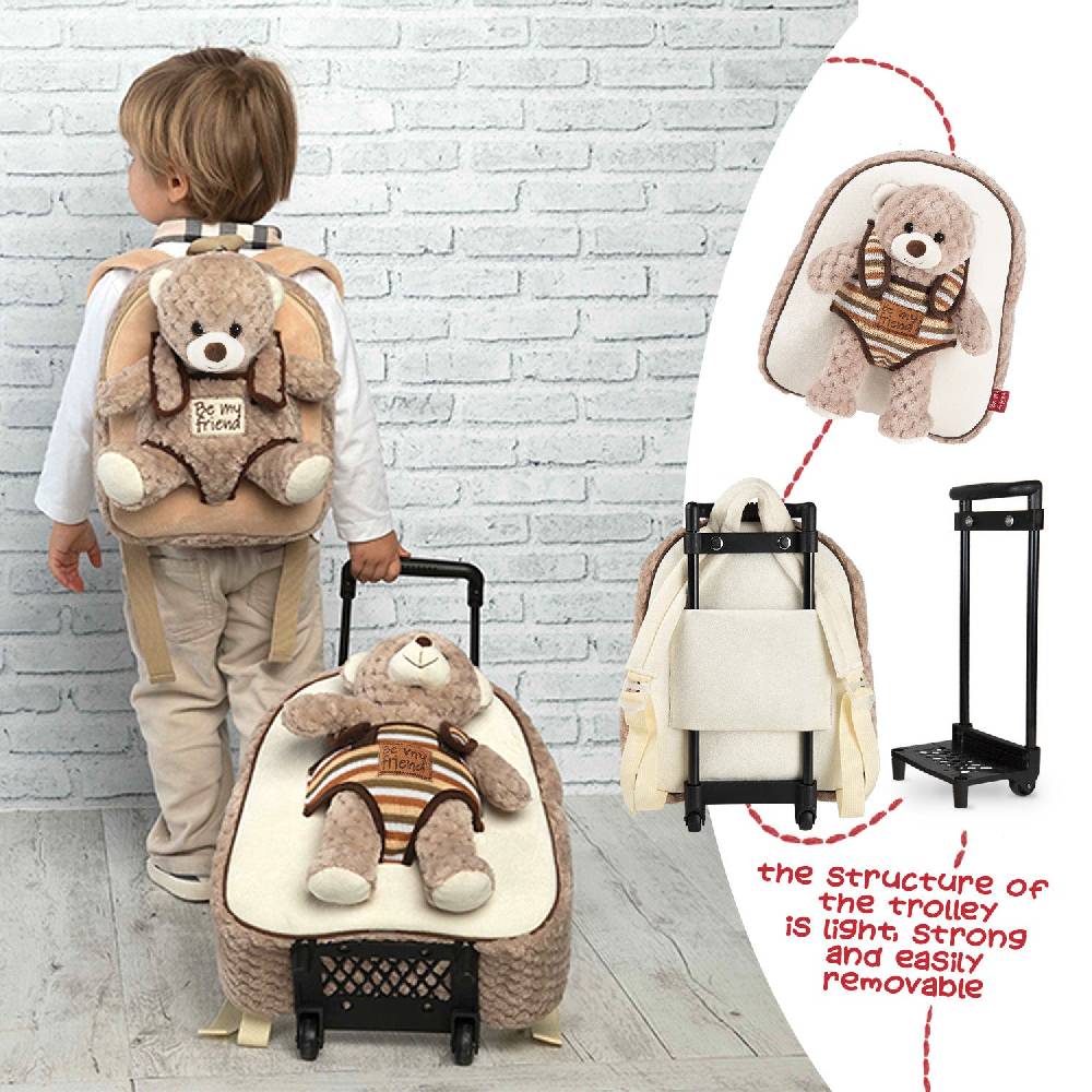 Perletti Trolley Morbido con Peluche Acquista Ora
