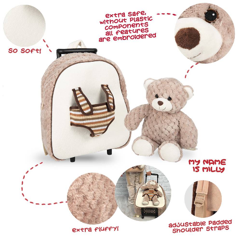 Perletti Trolley Morbido con Peluche Acquista Ora