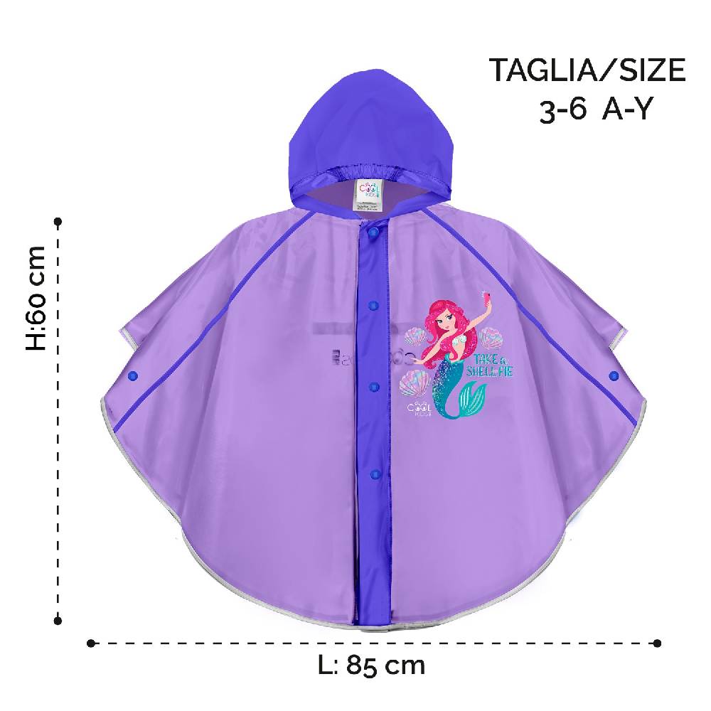 Perletti Mantellina Sirenetta Viola Outlet