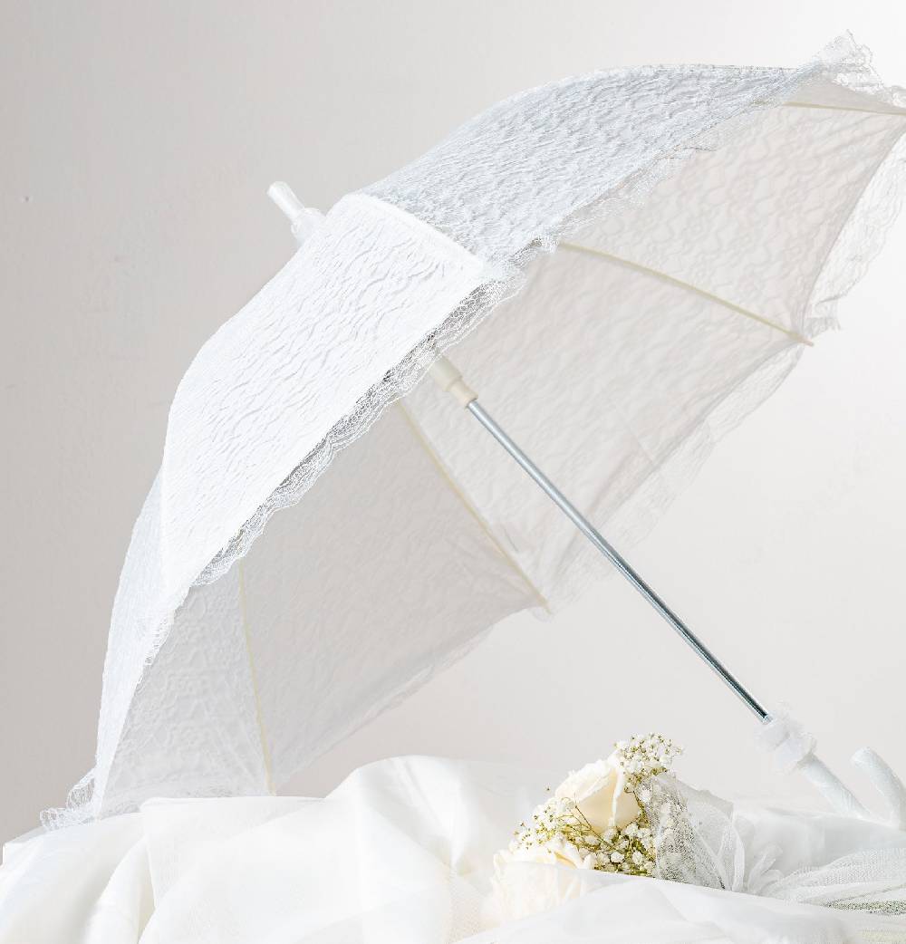 Perletti Ombrello Sposa Parasole in Pizzo 2025
