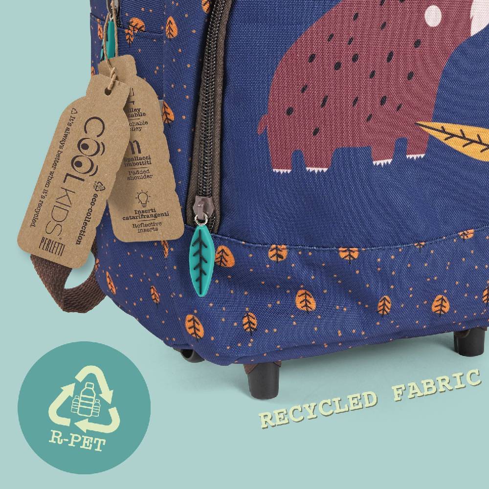 Perletti Trolley Eco con Orso e Coniglio Novità
