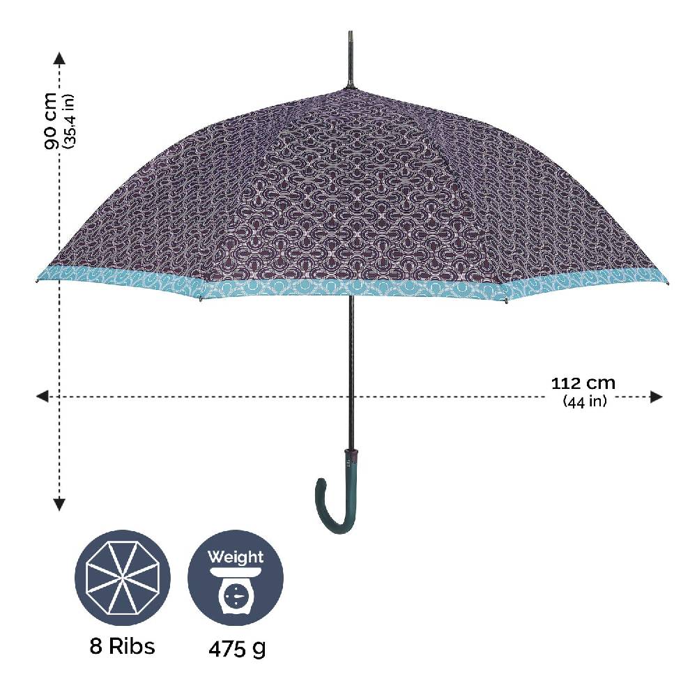 Perletti Ombrello Lungo Technology Geometrico In Saldo