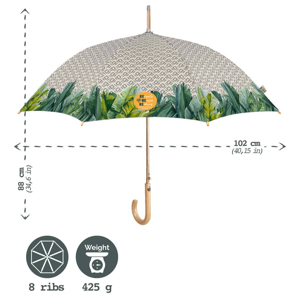 Perletti Ombrello Green Lungo Palme 2025