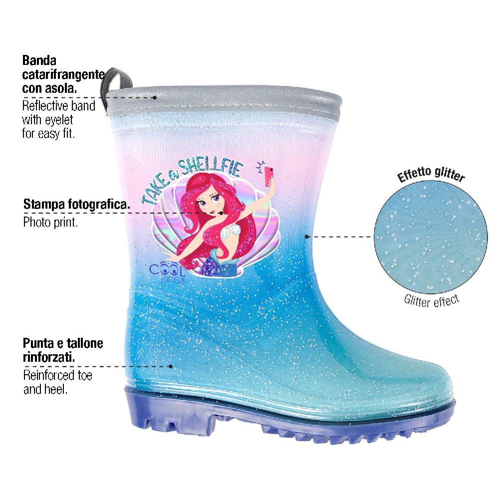 Perletti Stivaletti Sirenetta Glitter Soddisfazione Garantita