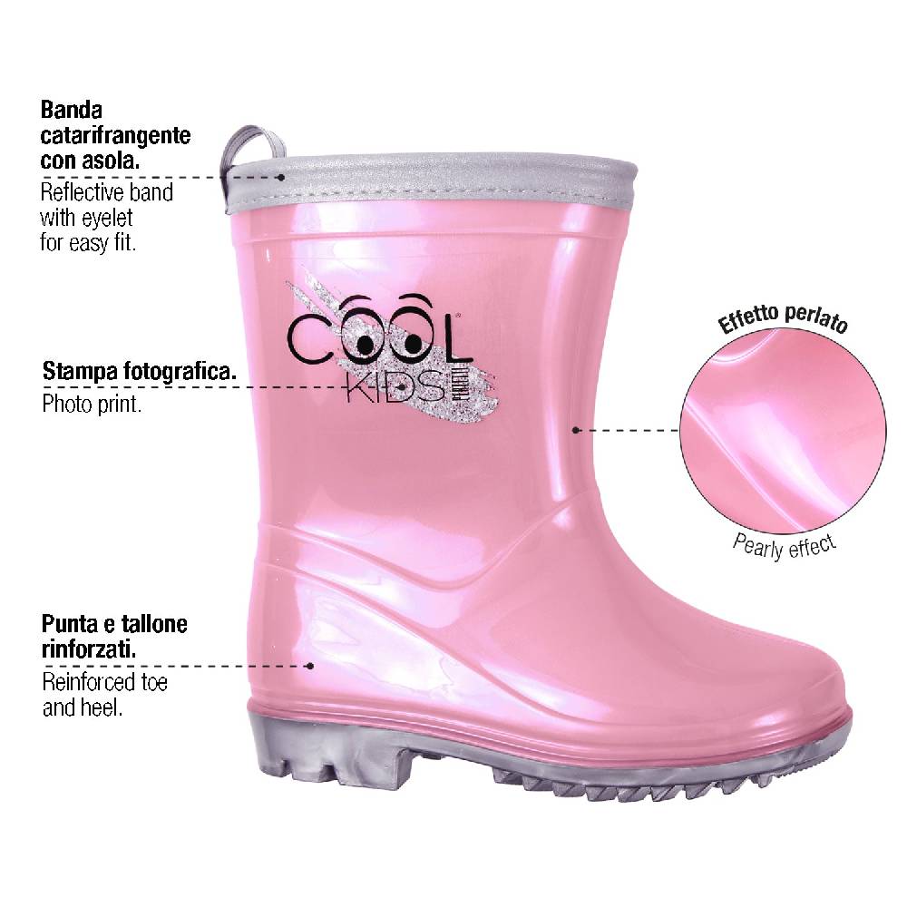 Perletti Stivaletti Rosa Perlato 2025