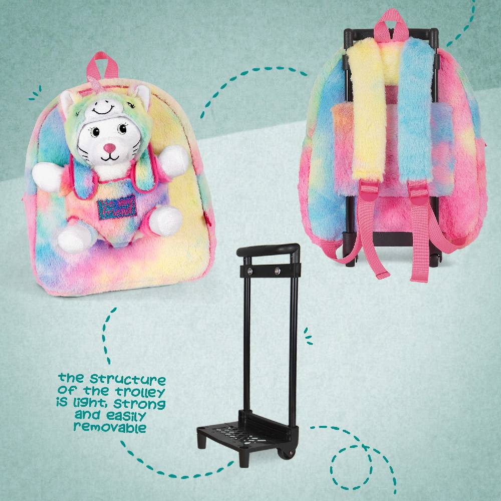 Perletti Trolley con Peluche Kawaii Nuova