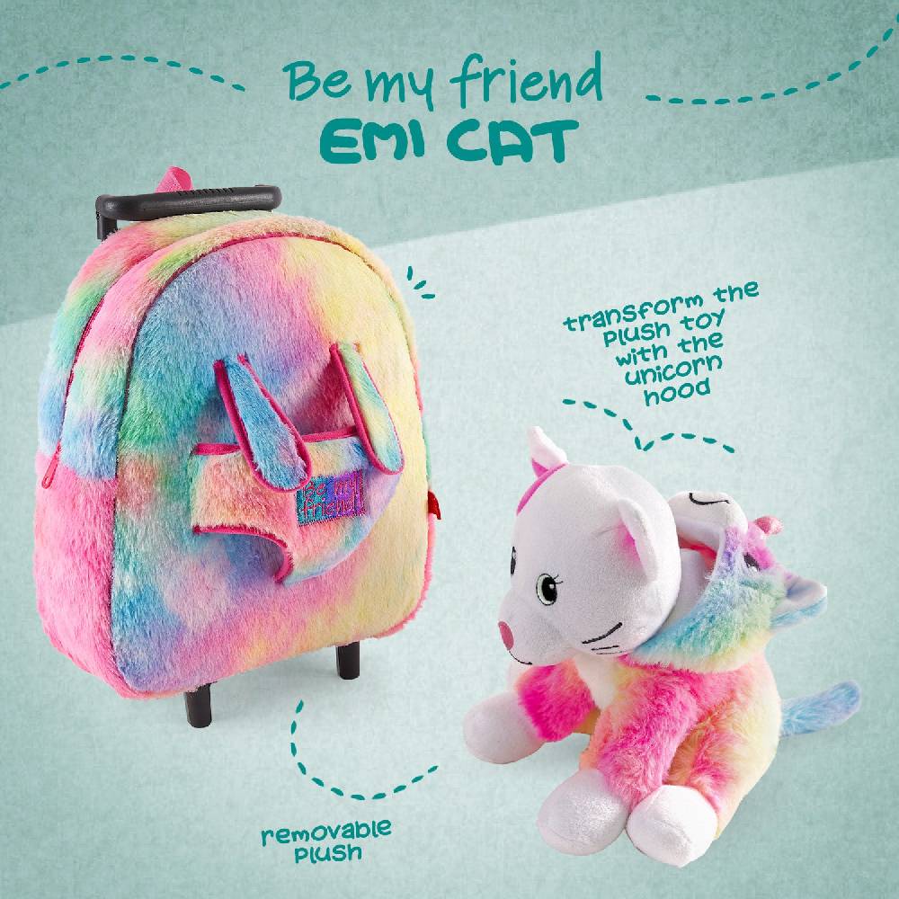 Perletti Trolley con Peluche Kawaii Nuova