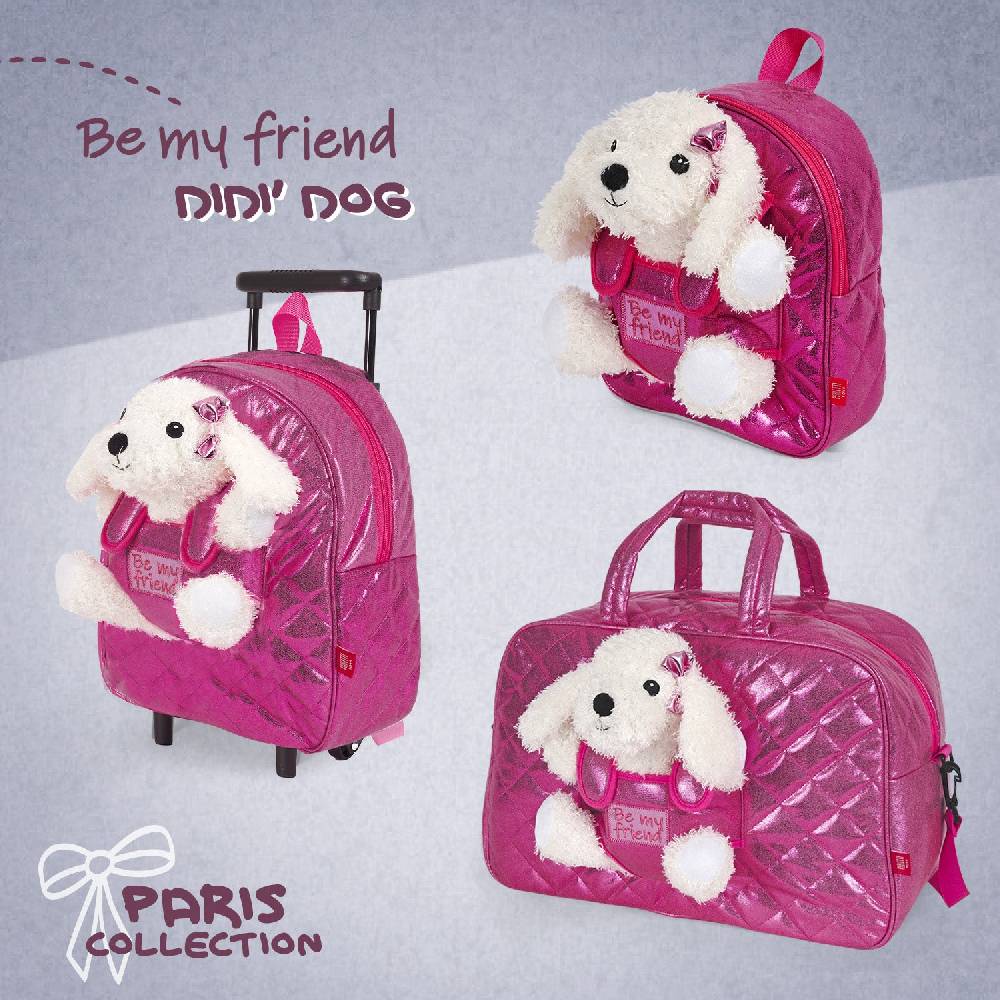 Perletti Trolley con Peluche Barboncino Moda