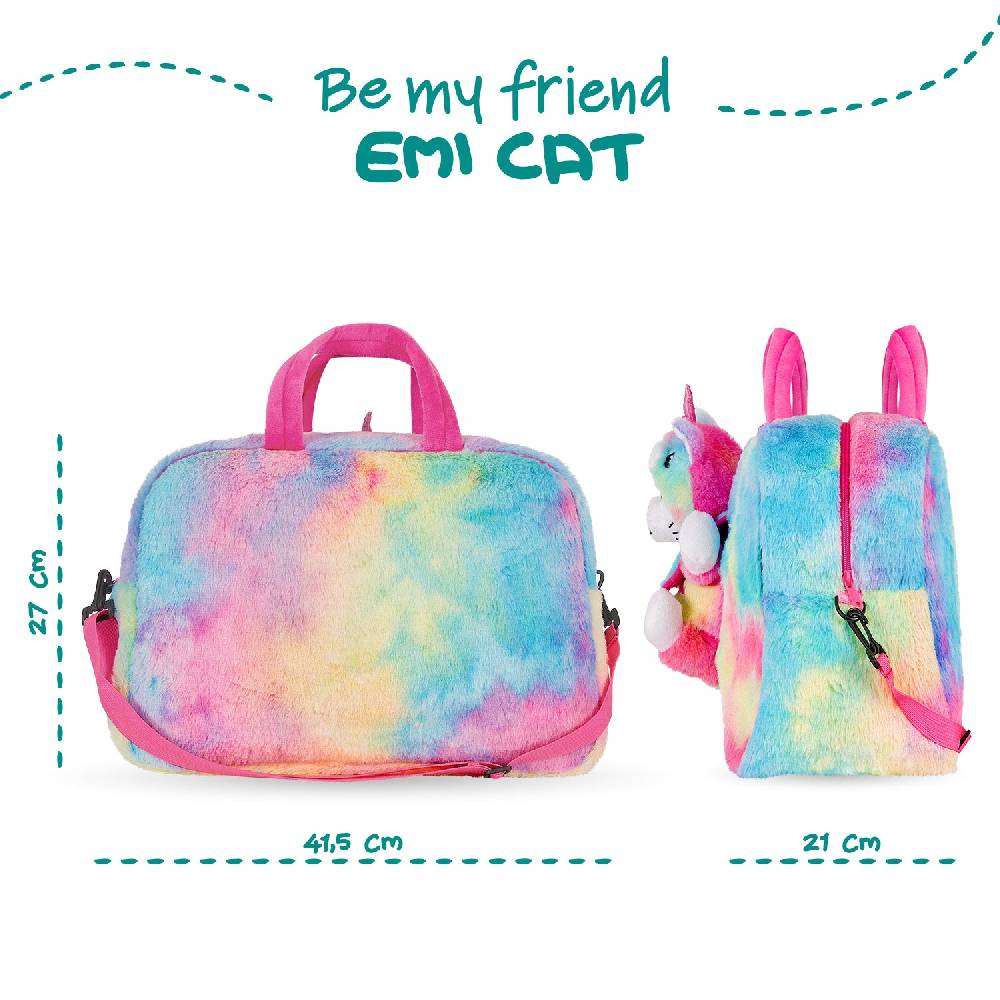 Perletti Borsa Sport con Peluche Kawaii Italy