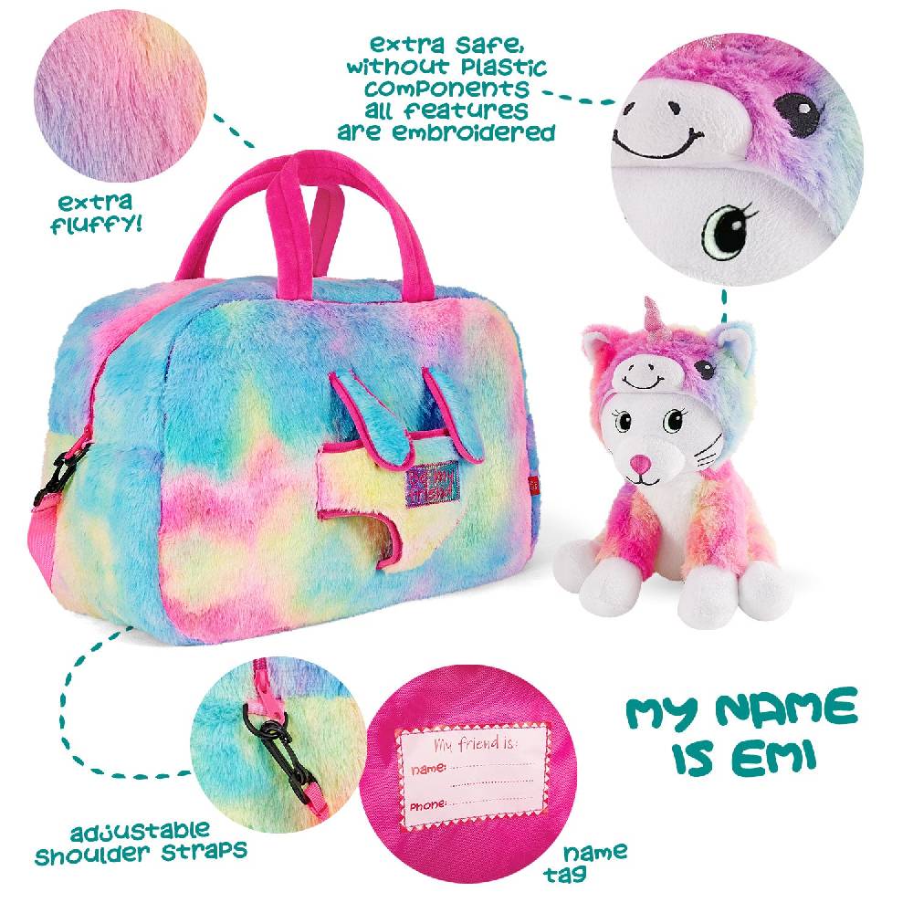 Perletti Borsa Sport con Peluche Kawaii Italy