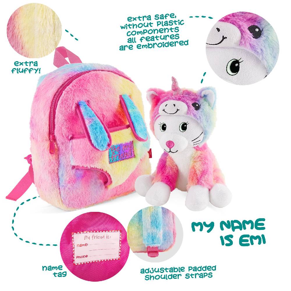 Perletti Zainetto con Peluche Kawaii Italia