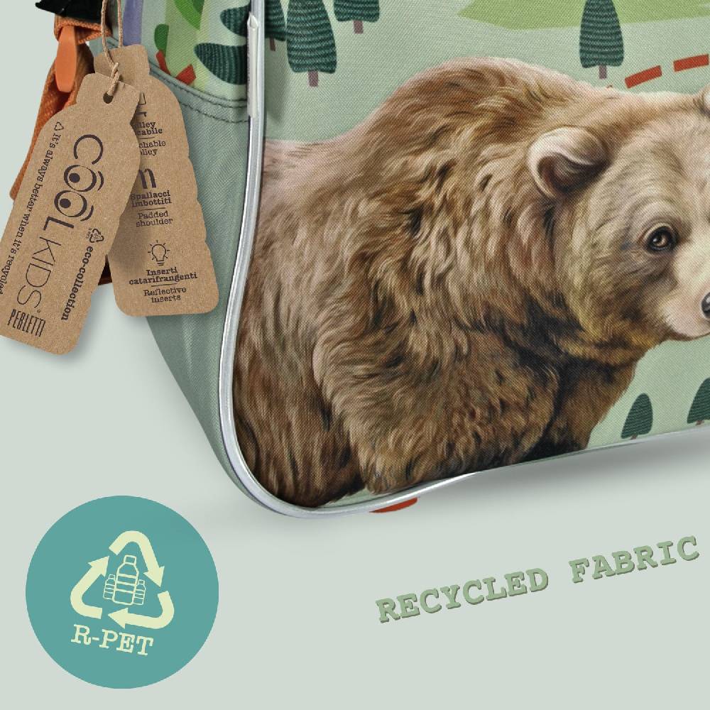 Perletti Borsa Sport Eco con Orso Qualità