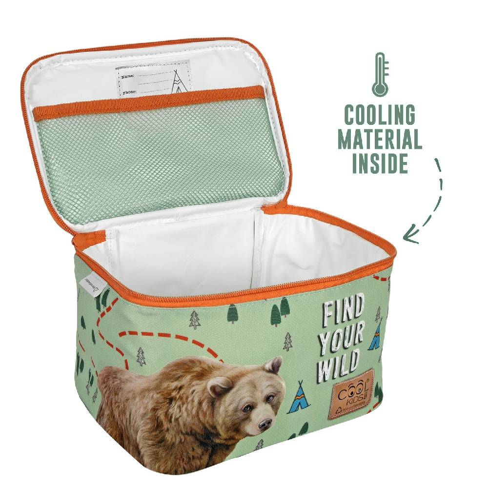 Perletti Borsa Pranzo Eco con Orso Vendita