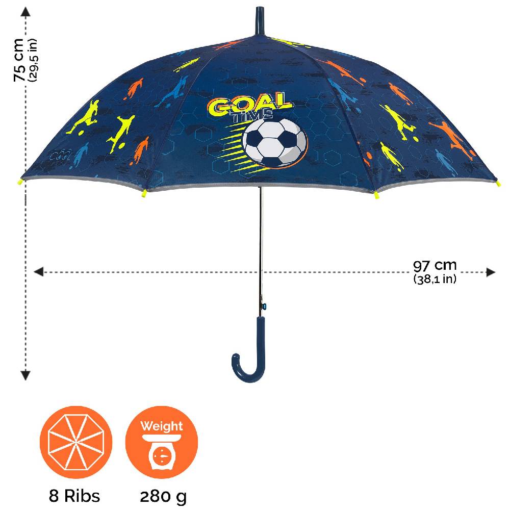 Perletti Ombrello Football Bambino Automatico Moda