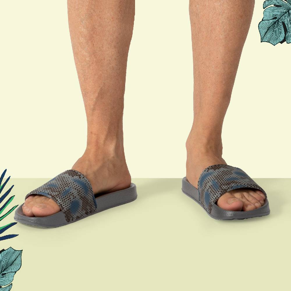 Perletti Ciabatte Camouflage a Fascia da Uomo Fino Al -60%