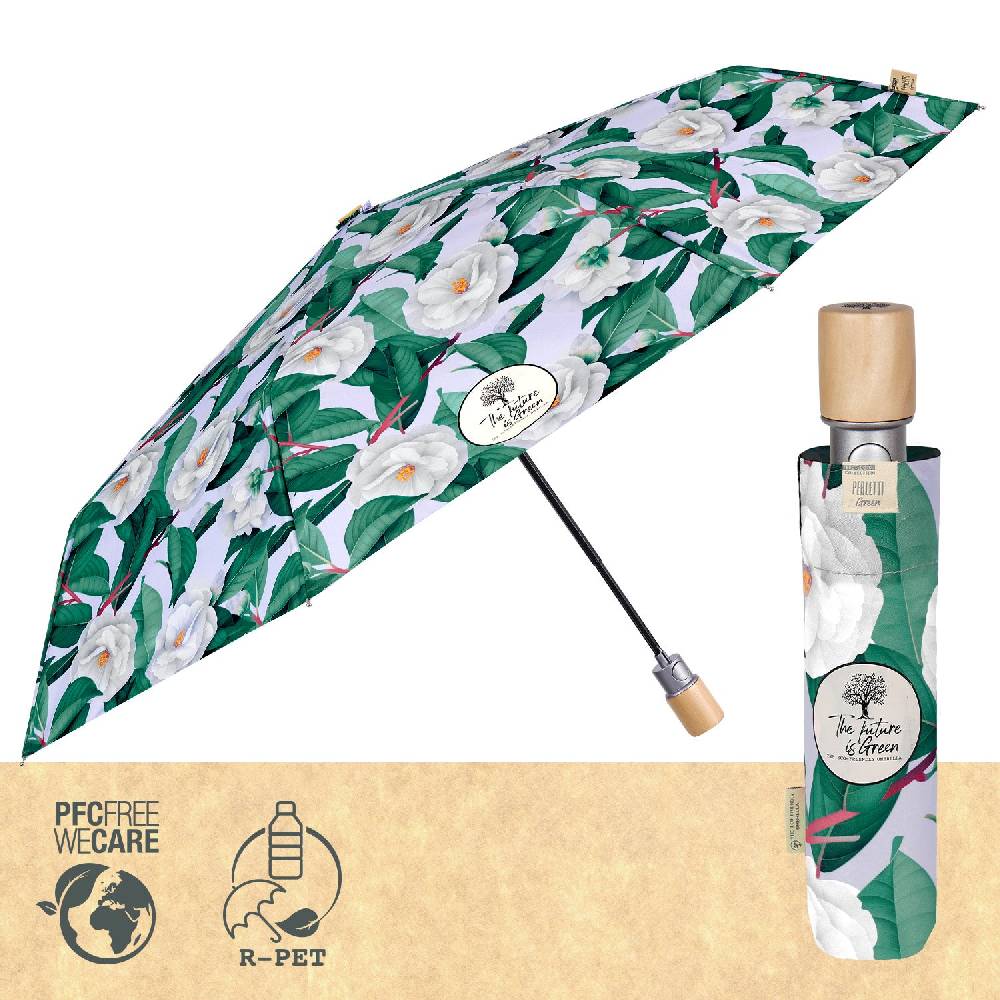 Perletti Ombrello Green Automatico Camelie Offerte