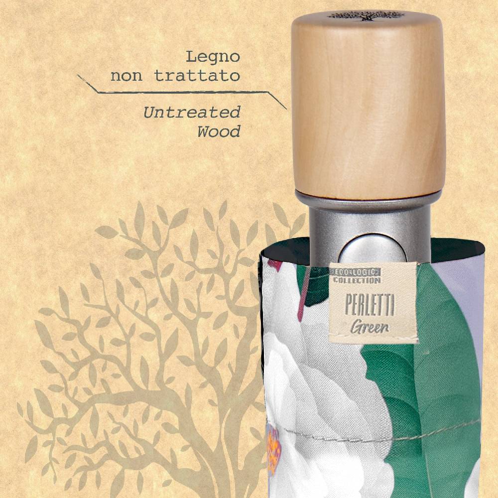 Perletti Ombrello Green Automatico Camelie Offerte