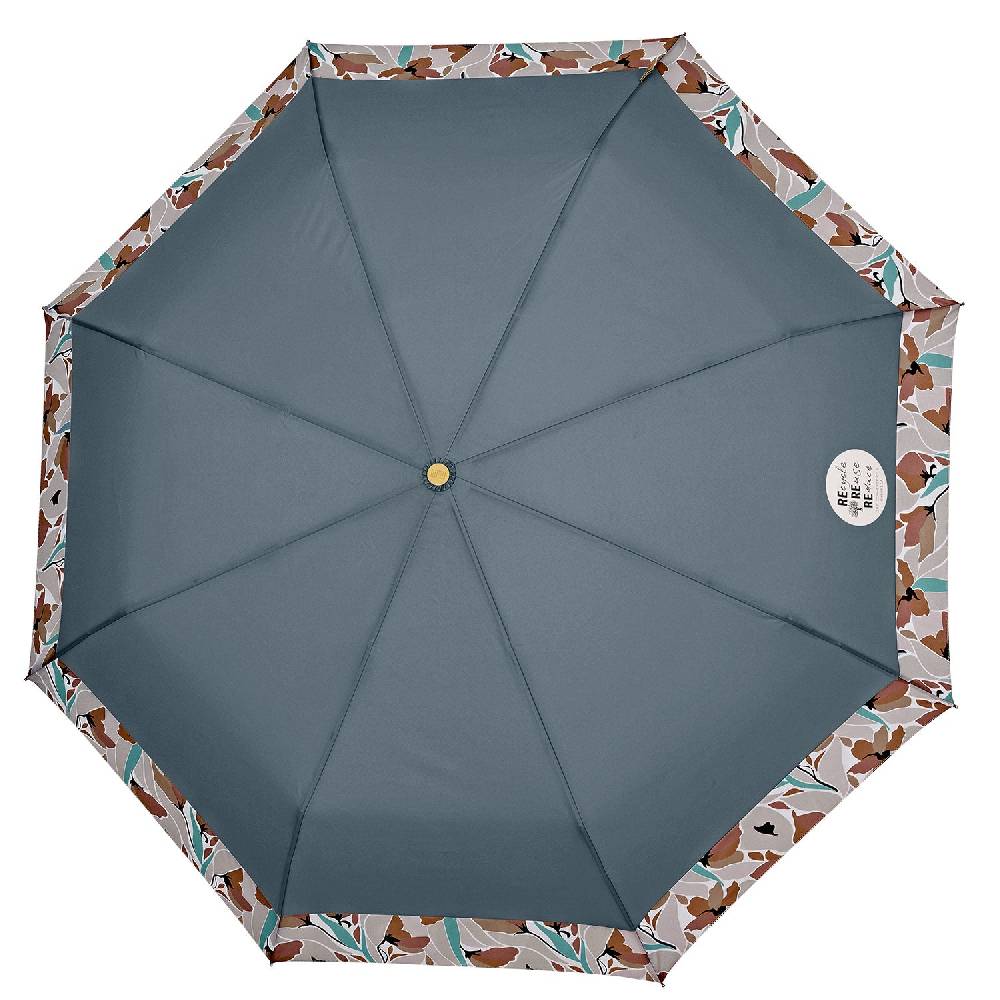 Perletti Ombrello Green con Bordo Floreale Hotsell