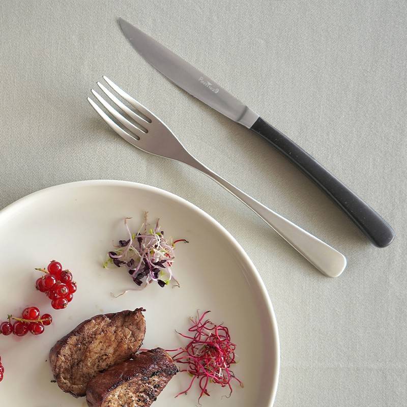 Pintinox Kobe » Coltello bistecca lama liscia e seghettata Saldi Di Fabbrica