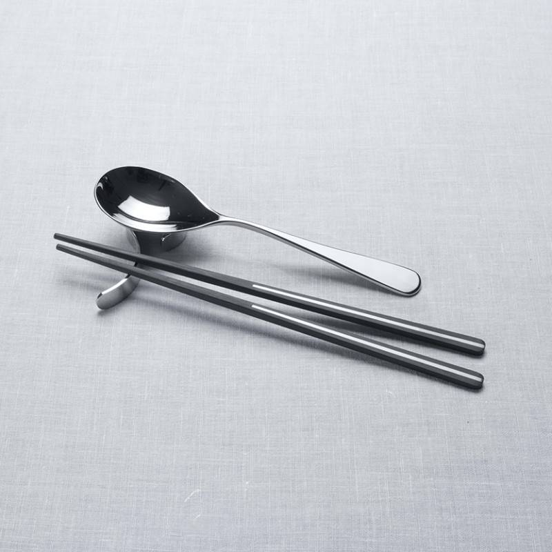 Pintinox Audrey» Set Orientale con bacchette, ciotola e appoggia bacchette in SPS Vendita