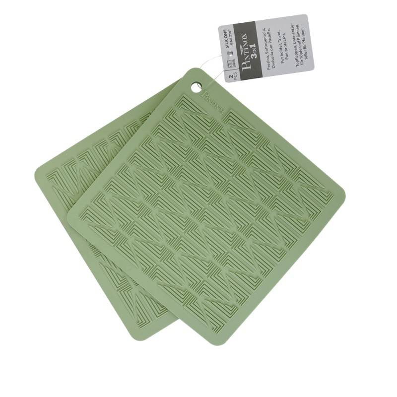Pintinox Presine multifunzione » set presine colore salvia Presa