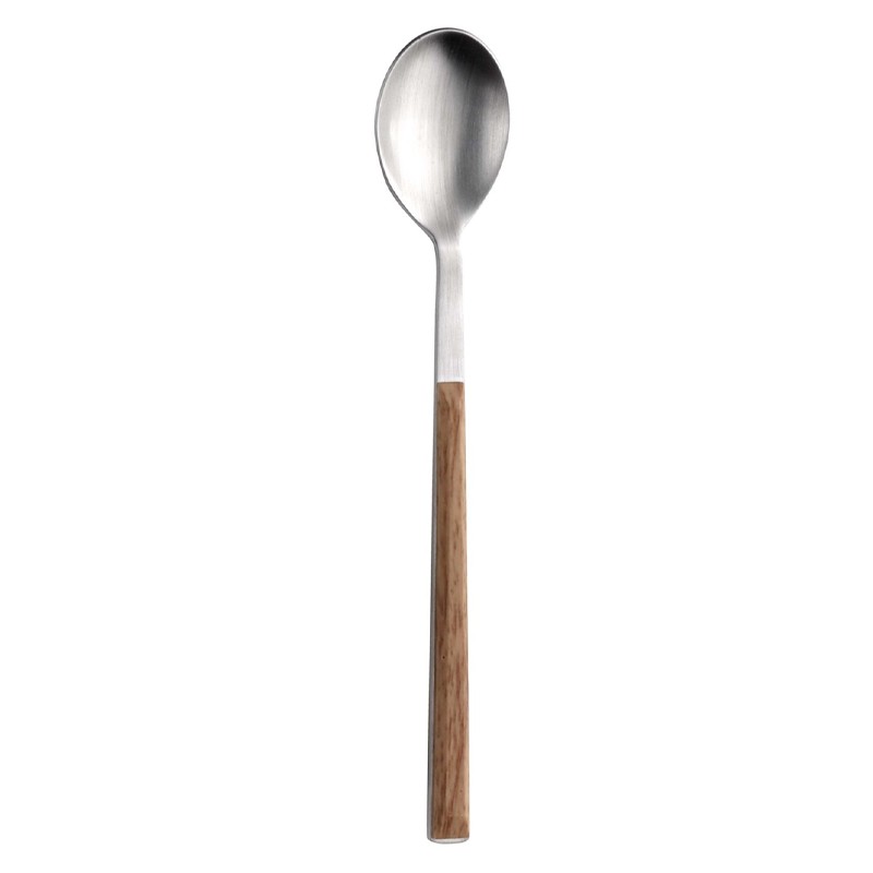 Pintinox Sushi Moka » Cucchiaini satinato con manico teak Acquista Ora