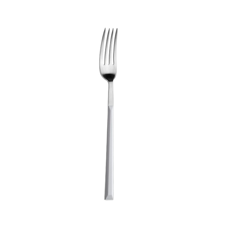 Pintinox Sushi Pro » Set 24 posate da tavola in acciaio satinato con manico bianco Consegna Veloce