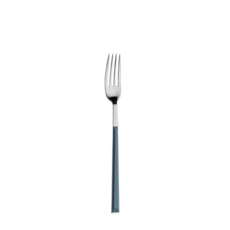 Pintinox Sushi Pro » set 24 posate da tavola in acciaio satinato con manico blu Promozione Limitata