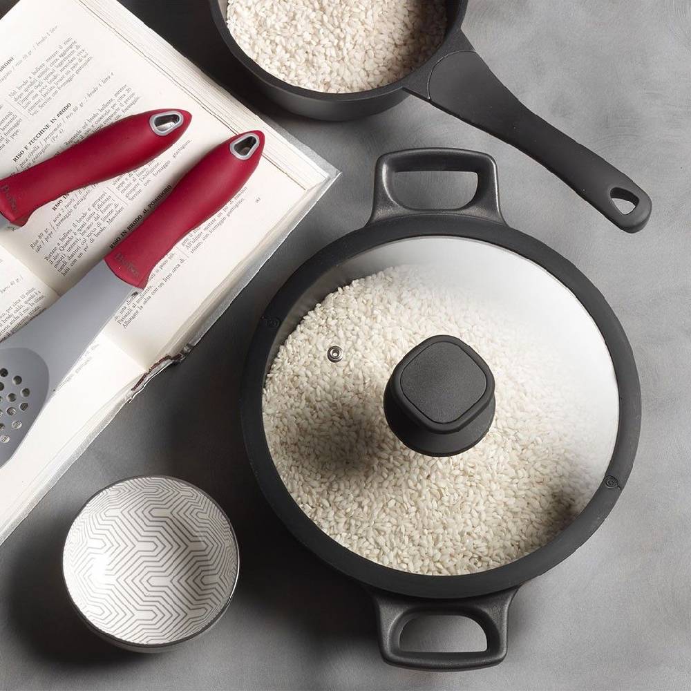 Pintinox PRO » Casseruola fonda 1 manico Ø 16 cm in alluminio con rivestimento interno antiaderente Negozio