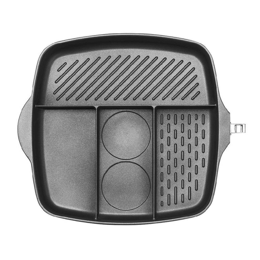 Pintinox PRO » Multipan con manico staccabile 32x32 cm in alluminio con rivestimento interno antiaderente Moda