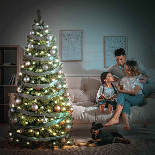 Leroymerlin Dasher - Albero di Natale in PVC ø110 x 210H cm 1100 rami Saldi