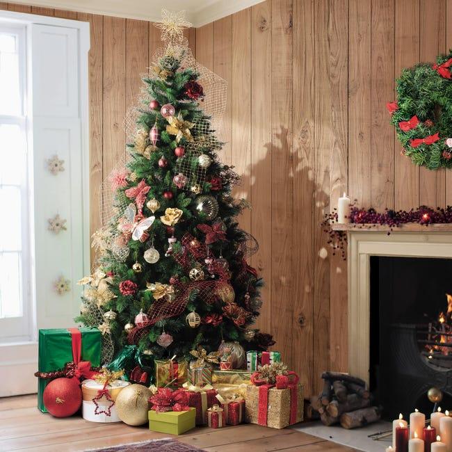 Leroymerlin Albero di Natale artificiale Livigno verde H 210 cm x Ø 119 cm Saldi Di Fabbrica