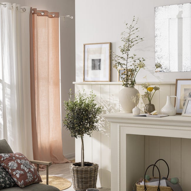 Leroymerlin Tenda INSPIRE Suzan white 0 bianco occhiello 140x280 cm 2025