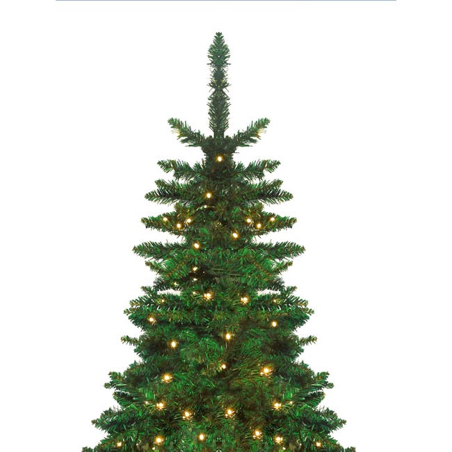 Leroymerlin Cupid - Albero di Natale con luci LED ø114 x210H 1200 rami Nuovo